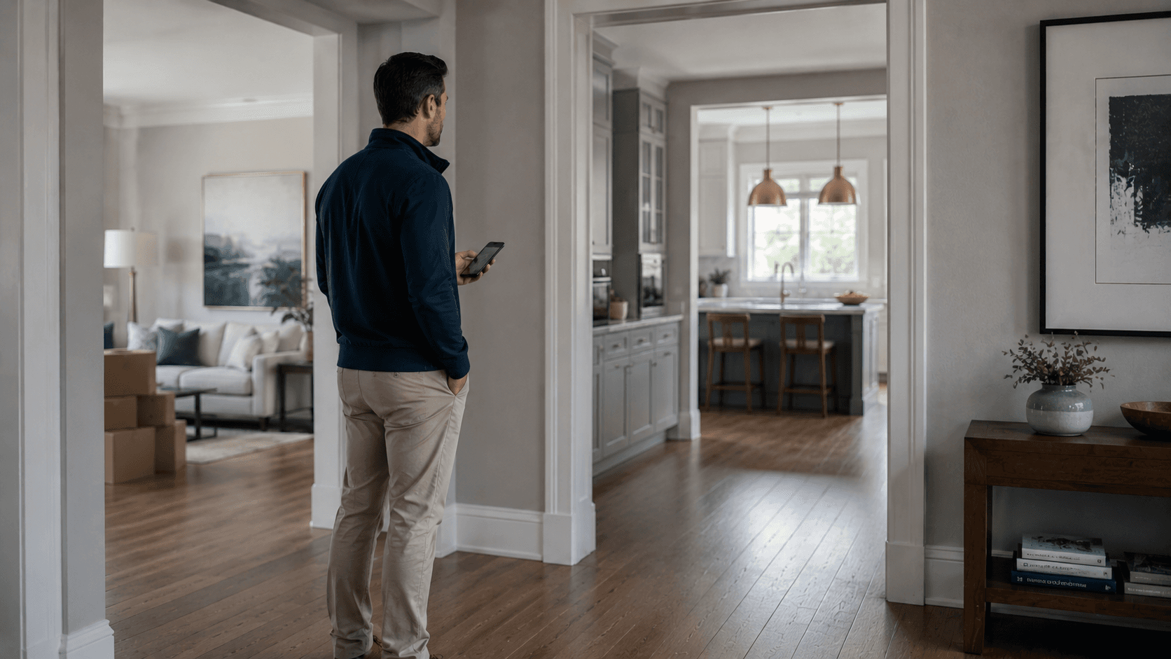 Room-by-room moving inventory workflow with property templates and progress tracking
